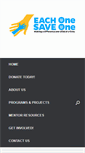 Mobile Screenshot of eachonesaveone.org